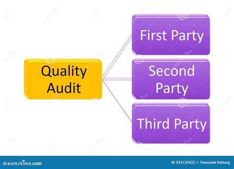 Quality Audit Type Include First Second Third Party Audit Stock Illustration Illustration Of