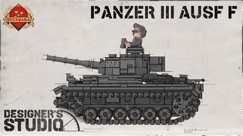 Lego WW2 GERMAN Vehicle PANZER III Ausf N TANK Artillery NEW