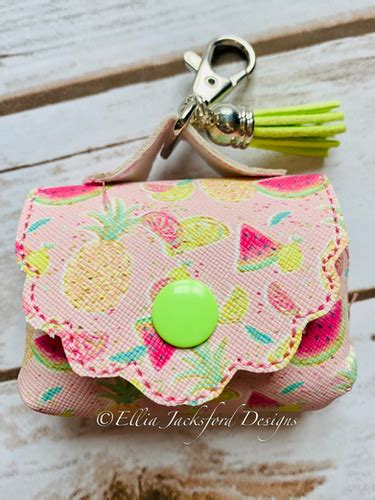 Miniature Purse Embroidery Design 3 Finishes Ellia Jacksford