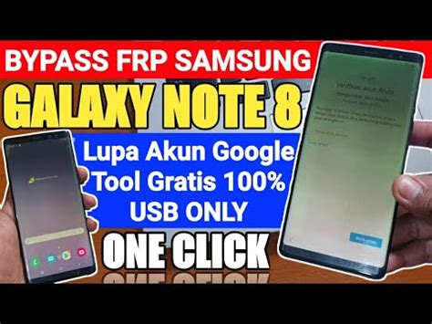 Cara Bypass Frp Samsung Galaxy Note 8 Lupa Akun Google Tercepat Dan