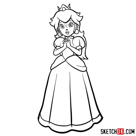 How To Draw Princess Peach