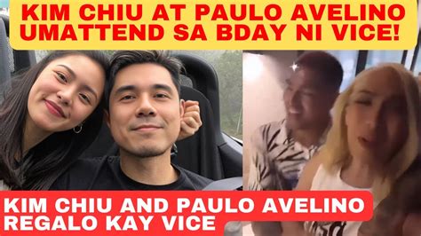 Kim Chiu At Paulo Avelino Umattend Sa Birthday Salubong Ni Vice Ganda