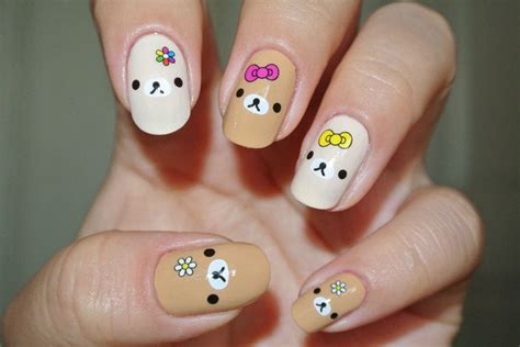 16 Diseños Kawaii que tienes que probar en tus uñas Kawaii nail art