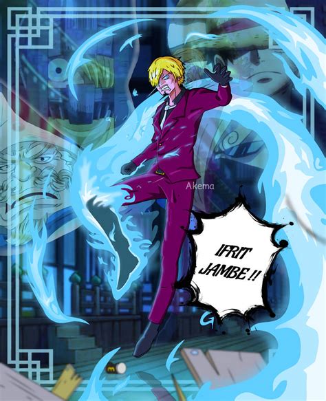 Sanji Ifrit Jambe By Akemaart On Deviantart