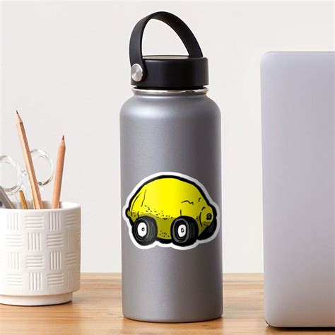 Lemon Car Meme Sticker For Sale By Sketchnkustom Redbubble