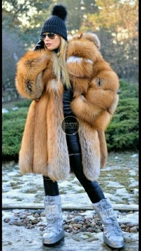 Pin By On Fur Coat Fox Fur Coat Silver Jacket