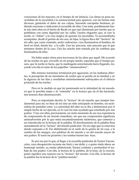 La Importancia Del Acto De Leer Paulo Freire PDF