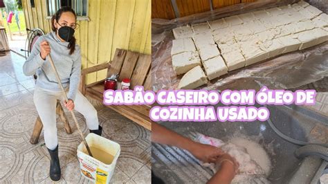 Fiz Sab O Caseiro Litros De Oleo De Cozinha Usado Para Arear