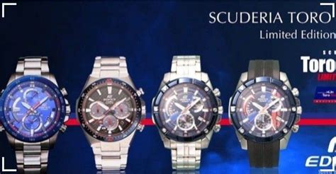 CASIO EDIFICE SCUDERIA TORO ROSSO LIMITED EDITION Men S Fashion