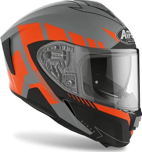 Casco Integrale Airoh Spark Rise Arancio Opaco