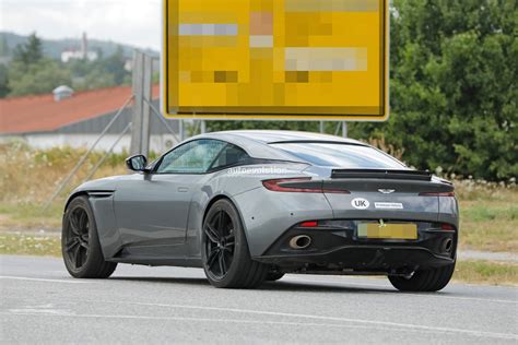 Aston Martin Db Facelift Spied Testing Touchscreen Infotainment