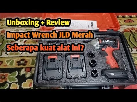 Unboxing Dan Review Impact Jld Merah Atau Impact Wrench Jld Jv88 Dan