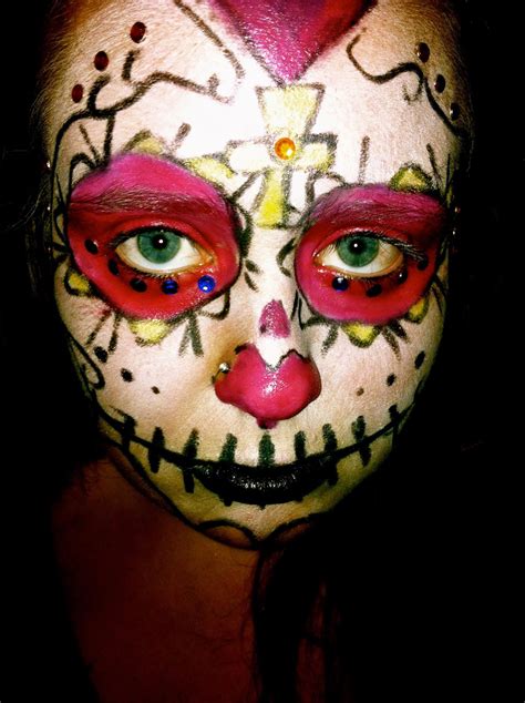 Beauty Is A Creation of Art: Theatrical Mexican Sugar Skull Makeup