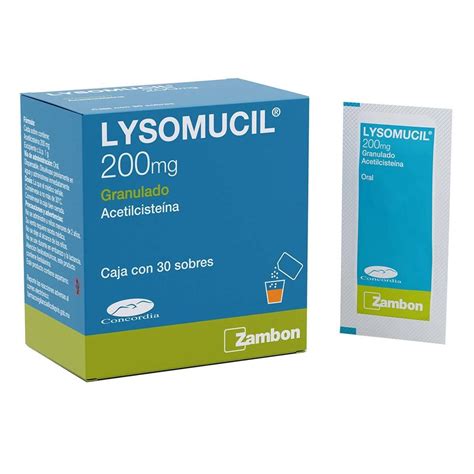 Lysomucil 200mg Granulado Oral 30 Sobres