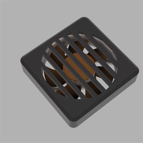 Download free STL file Customizable Noctua 40x40x10mm Fan Cover • Model ...