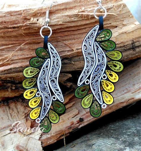 Earrings By Sanda Dragot Quilled Jewellery Quilling Jewelry