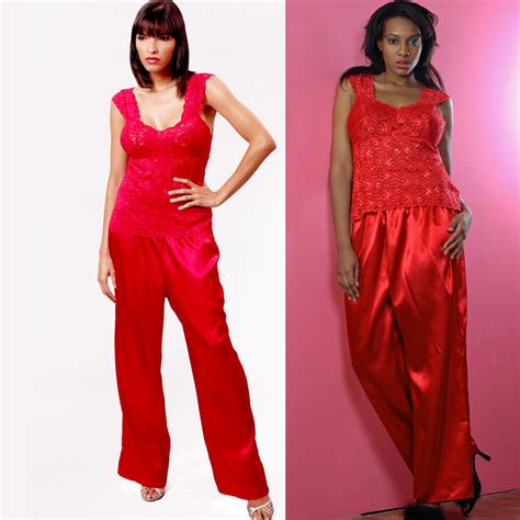 Plus Size Lingerie Pajamas Size X X X Black Or Red VX Intimates X EBay