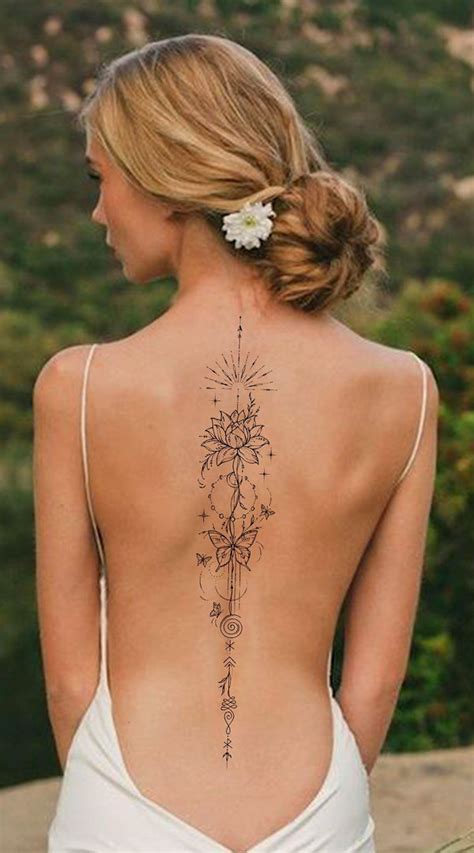 14 Stunning Spine Tattoos To Transform Your Back Tattoo Ideas