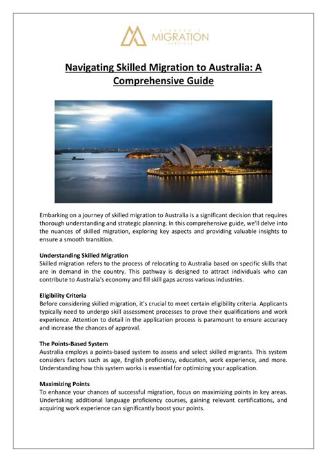 Ppt Easy Guide For Skilled Migration To Australia Powerpoint