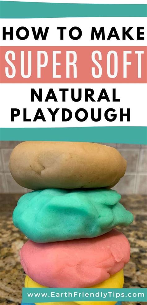 How To Make Homemade Playdough Earth Friendly Tips Homemade Playdough Homemade Playdough