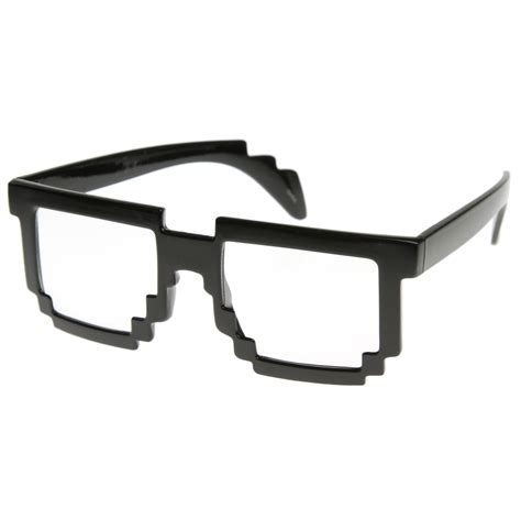 Minecraft Style Geek Glasses 💋 Geek Glasses Fashion Eye Glasses Eyewear Accessories