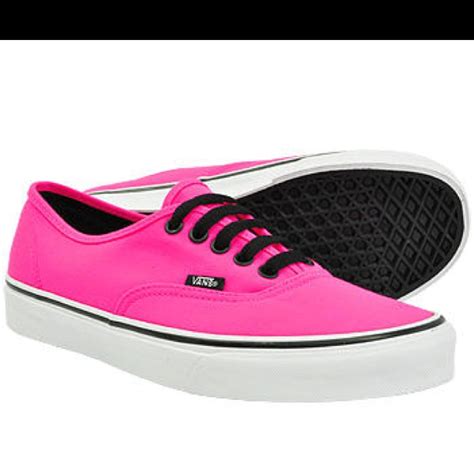 Neon Pink Vans Neon Pink Vans Pink Vans Sneakers