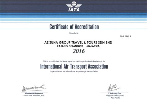 Iata Az Zuha Group Travel Tours Sdn Bhd