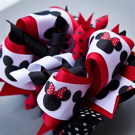 Minnie Mouse Hair Bow Etsy