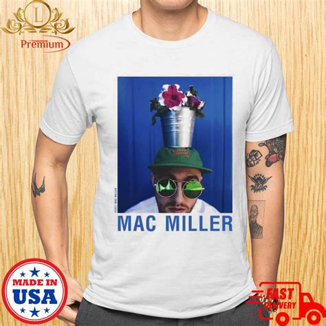 Poseidontee Official Mac Miller Flower Shirt