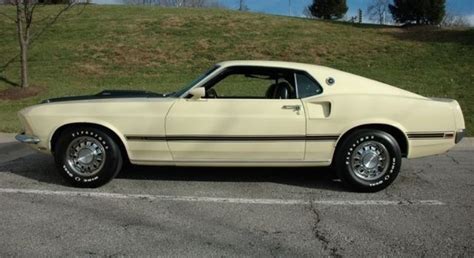 Meadowlark Yellow 1969 Mach 1 Ford Mustang Fastback Mustangattitude