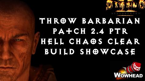 Diablo II Resurrected PTR Patch 2 4 Throw Barbarian Build Guide