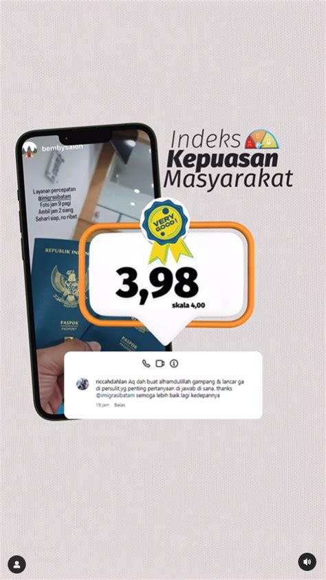 Hasil Survey IKM Dan IPK April 2024 Website Kantor Imigrasi Kelas I