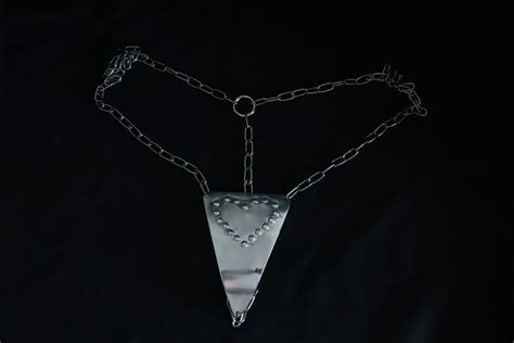 Micro Heart Bikini Set Chains Of Metal