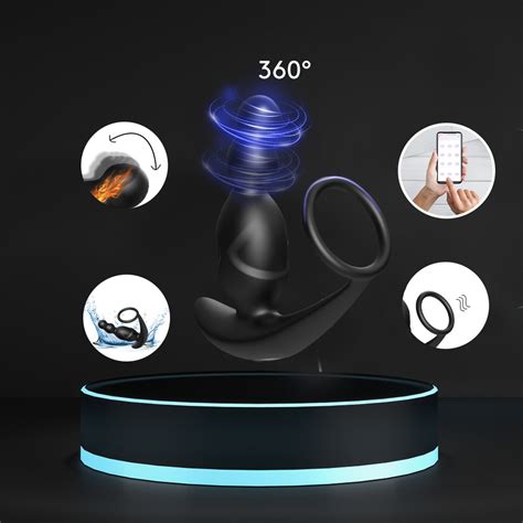 Remote Control Rotary Vibration Anal Plug Prostate Massager Offers The