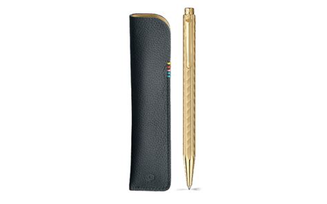 Colour Treasure Ecridor Sunlight Gift Set Ballpoint Pen Leather Case