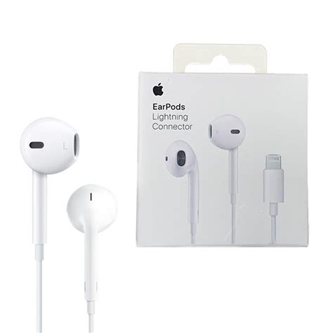 Audífonos Earpods Lightning Certificados A1748 Nuxmedia