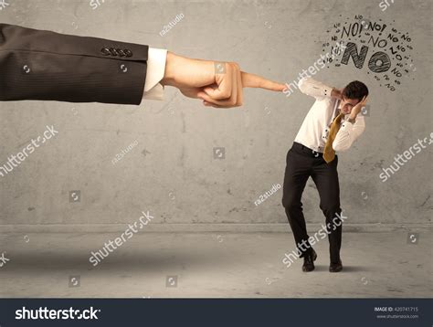 Young Employee Disagreeing Arguing Boss Feeling Stock Photo 420741715 ... 