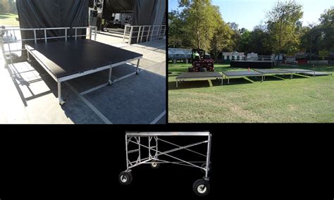 Rolling & Drum Risers | Stage Commander | Innovative Dance Floor Pool Covers, On Ground Staging ...