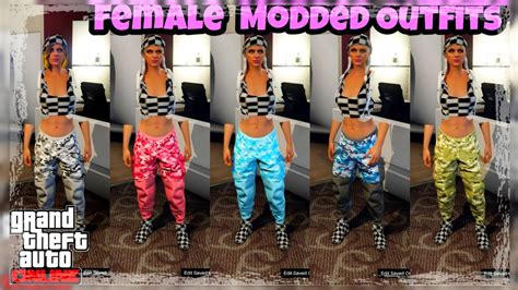 Gta 5 How To Get Multiple Modded Female Outfits All At Once 1 50 Gta 5 Clothing Glitches 1 50