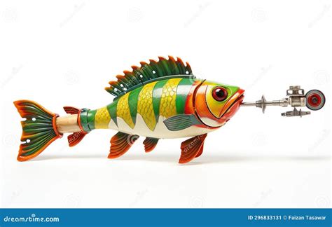 Magnetic Fish Game with Toy Rod -Generative Ai Stock Illustration ...