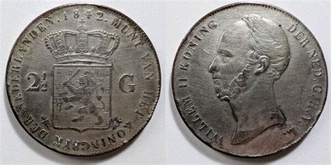 2 1 2 gulden 1842 Países Bajos Foronum