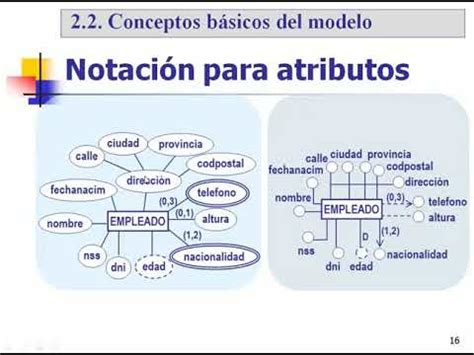 Tipos De Atributos Y Su Notaci N Youtube