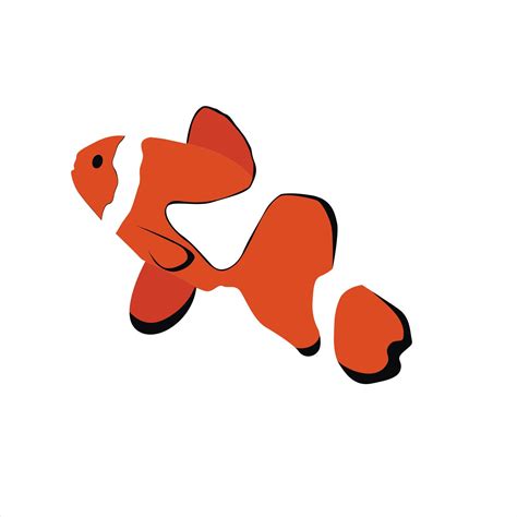Clown Fish Illustration Stock Vector (Royalty Free) 1293534196 ...