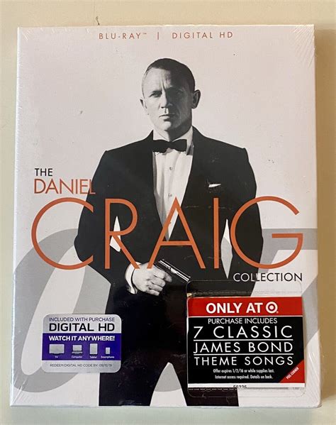 The Daniel Craig Collection Blu Ray Disc New Sealed