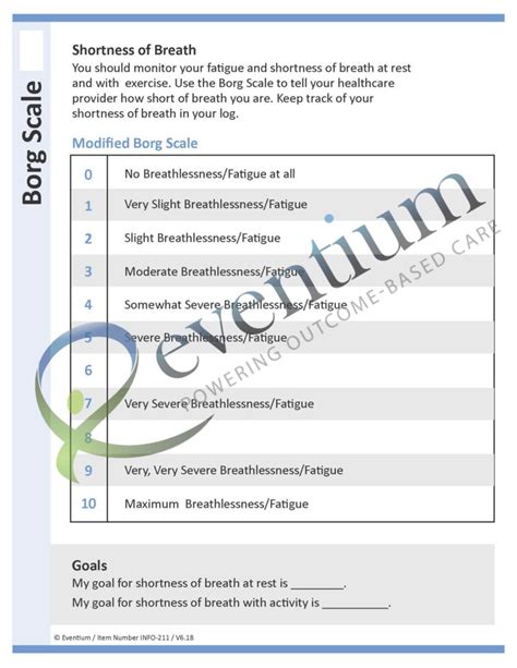 Borg Scale | Eventium