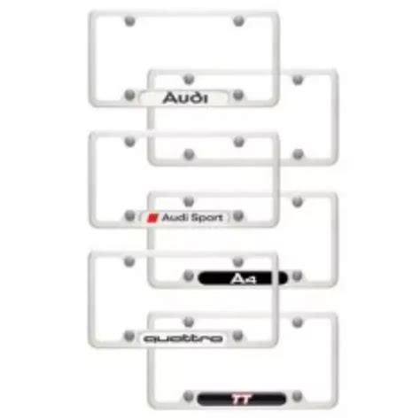 Audi License Plate Frames At Discount Prices Oem Parts Online