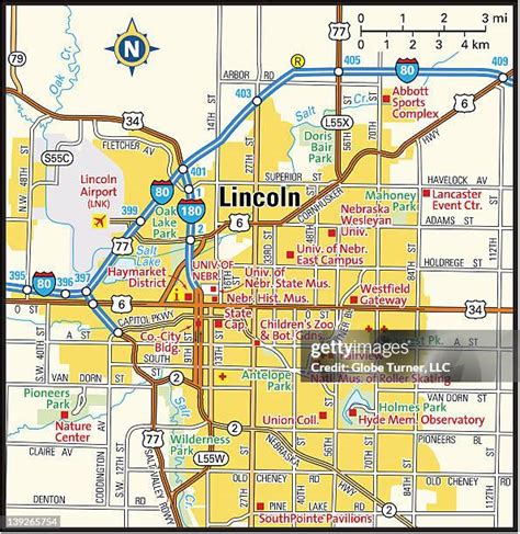 126 Lincoln Nebraska Map Stock Photos, High-Res Pictures, and Images ...