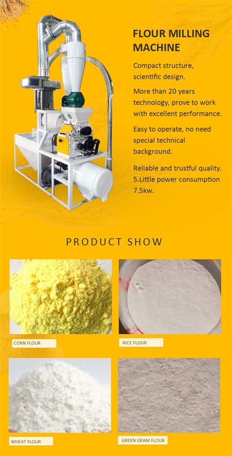 Ton Per Day Maize Wheat Flour Milling Machine Qing Dao Jing Cheng