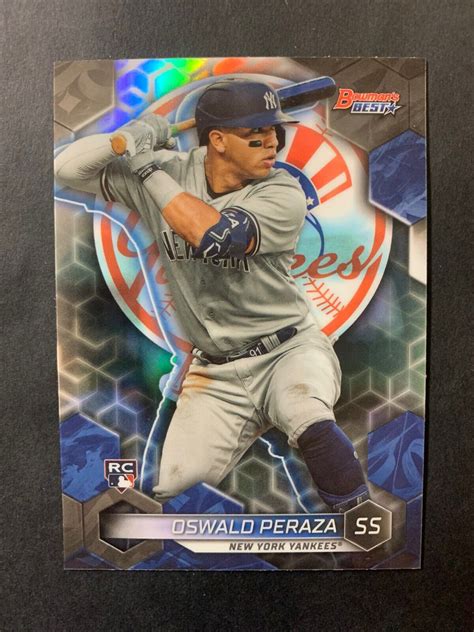 Oswald Peraza 2023 Bowmans Best Refractor Parallel 64 Rookie RC EBay