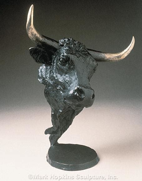 Mark Hopkins Limited Edition Solid Bronze Sculpture The Bull Art